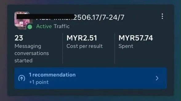 Booking confirmation chat