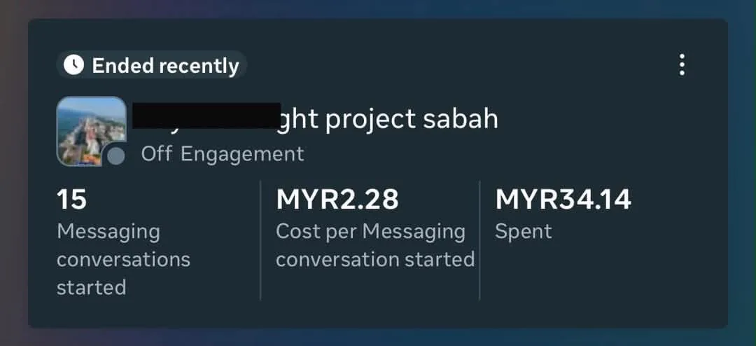 Testimonial message