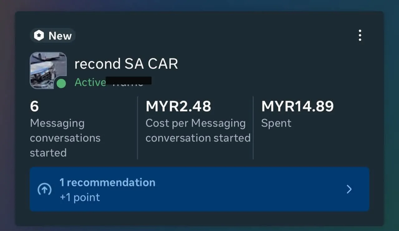 Client WhatsApp testimonial